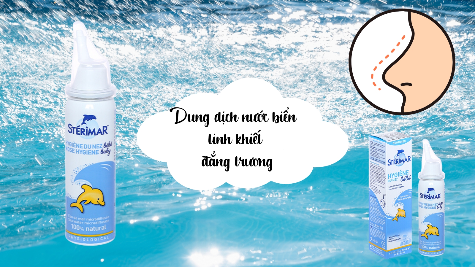 Th&agrave;nh phần ch&iacute;nh của Sterimar Nose Hygiene Baby