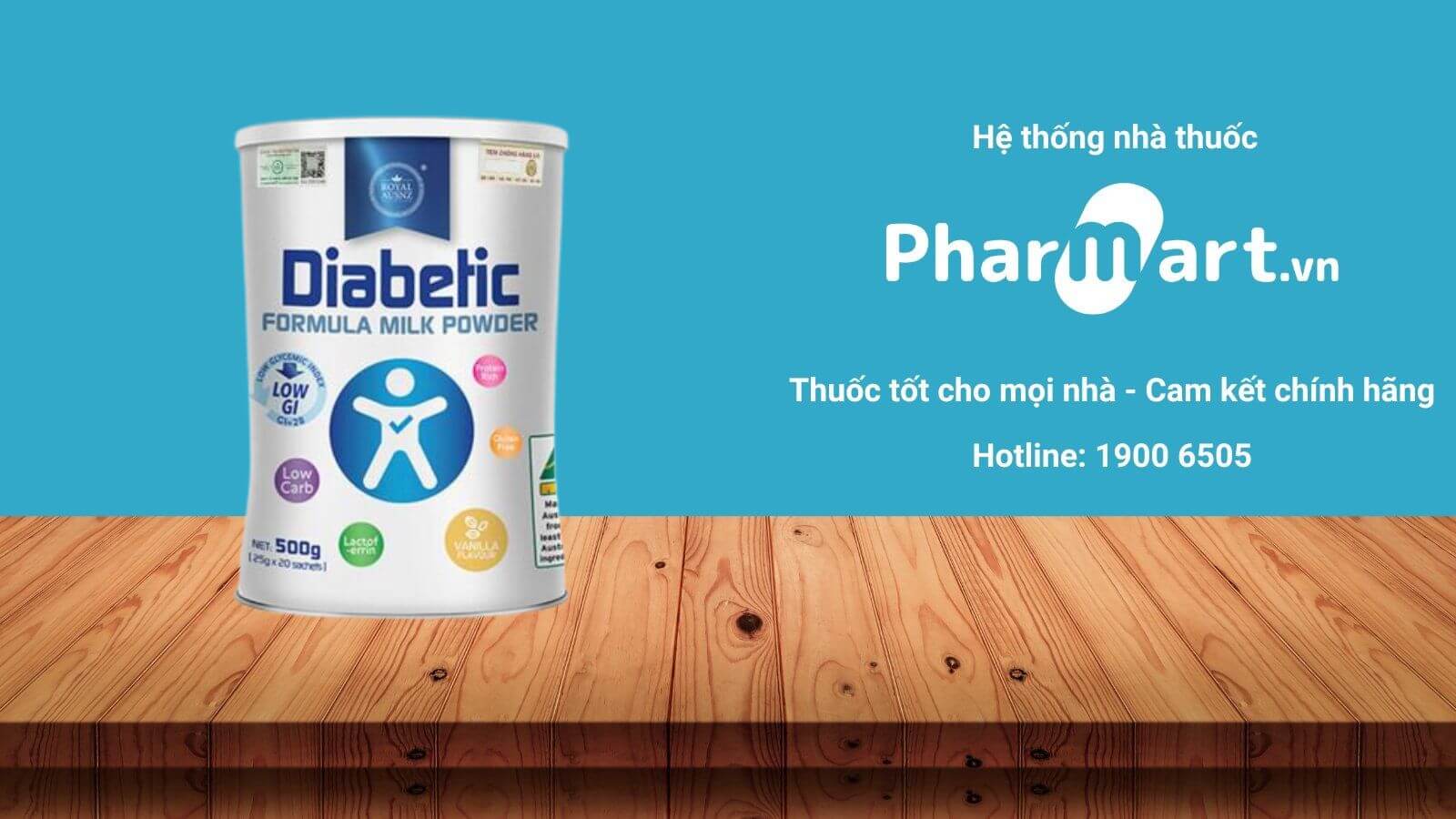 Li&ecirc;n hệ Hz888a.com để mua Royal Ausnz Diabetic Formula Milk Powder ch&iacute;nh h&atilde;ng