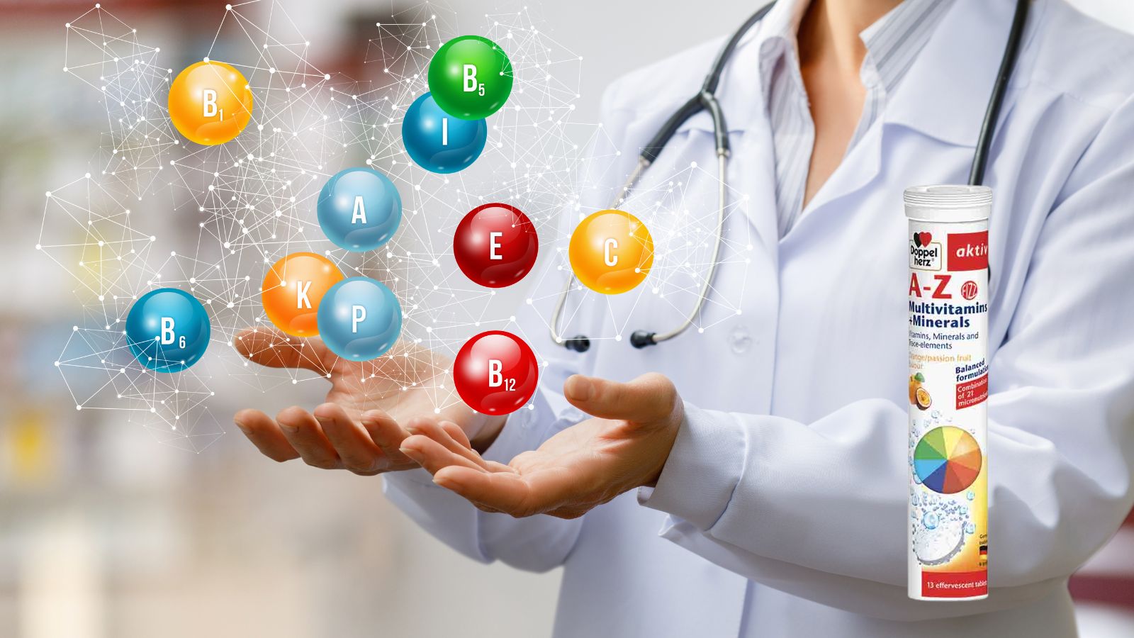 Th&agrave;nh phần ch&iacute;nh của vi&ecirc;n sủi AZ Fizz