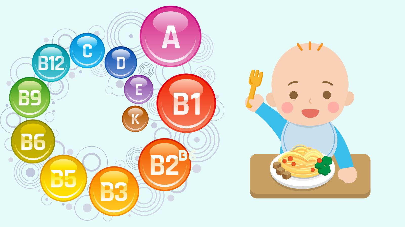 C&aacute;c vitamin cần thiết cho sự ph&aacute;t triển của trẻ nhỏ&nbsp;