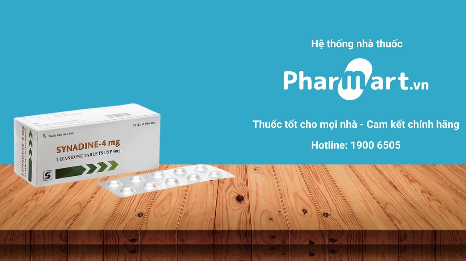 Mua ngay thuốc Synadine 4mg ch&iacute;nh h&atilde;ng tại Hz888a.com