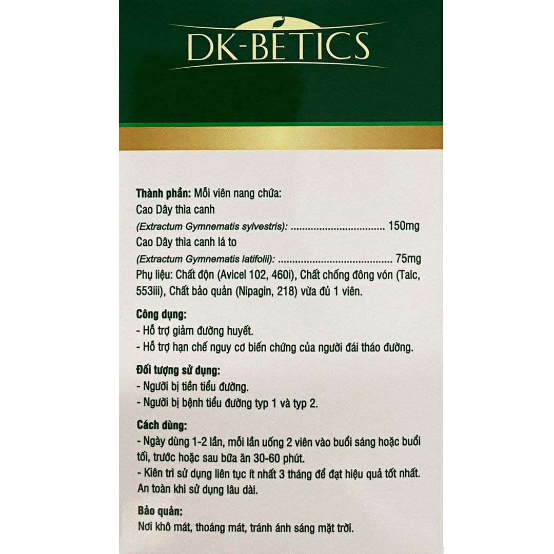 T&aacute;c dụng của DK-Betics
