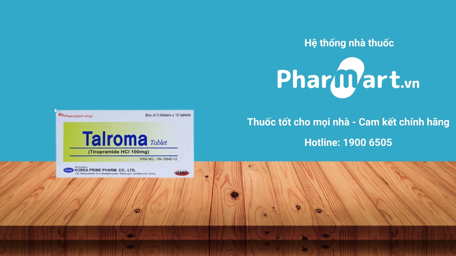 Mua ngay thuốc Talroma ch&iacute;nh h&atilde;ng tại Hz888a.com