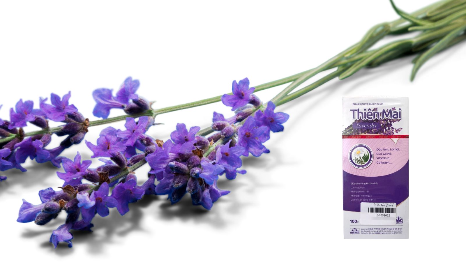 Dung dịch vệ sinh phụ nữ Thi&ecirc;n Mai Lavender - L&agrave;m sạch, khử m&ugrave;i v&agrave; bảo vệ v&ugrave;ng k&iacute;n 