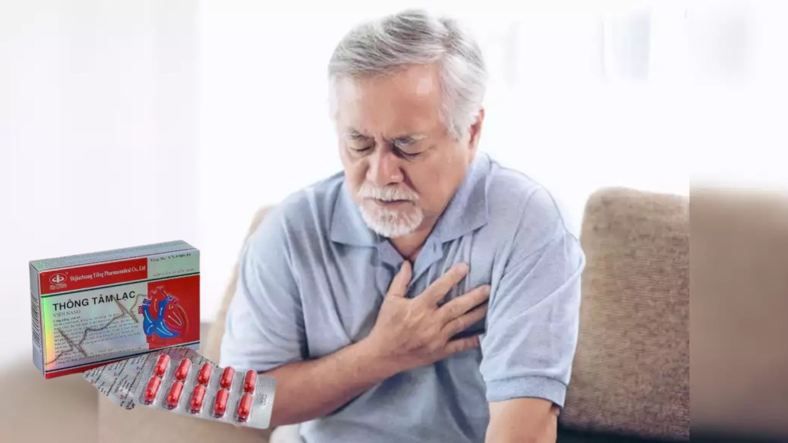 Th&ocirc;ng T&acirc;m Lạc- điều trị c&aacute;c bệnh mạch v&agrave;nh, đau thắt ngực do t&acirc;m kh&iacute; hư phiếm, huyết ứ lạc trở