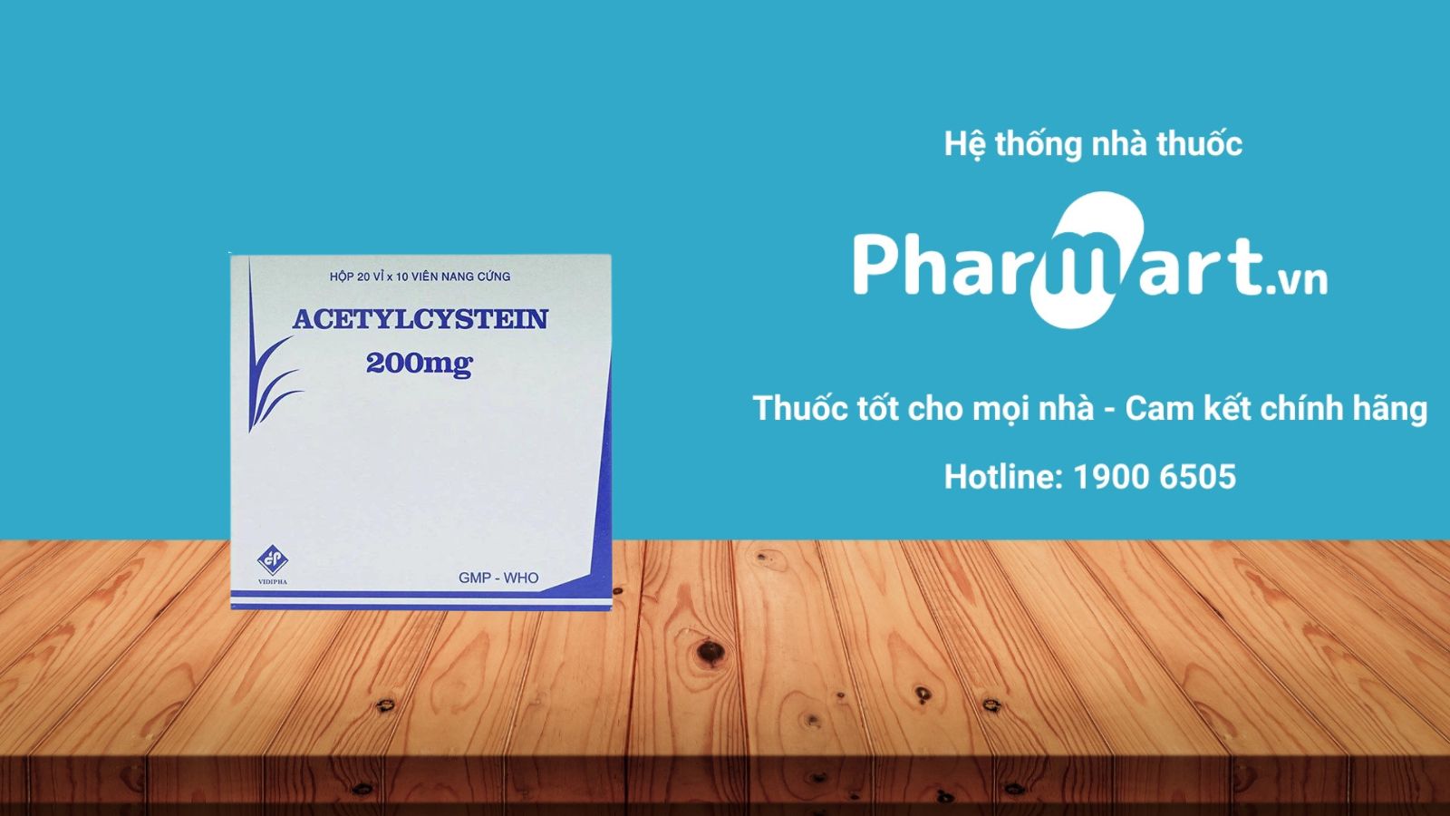 Mua ngay Thuốc Acetylcystein 200mg ch&iacute;nh h&atilde;ng tại Hz888a.com
