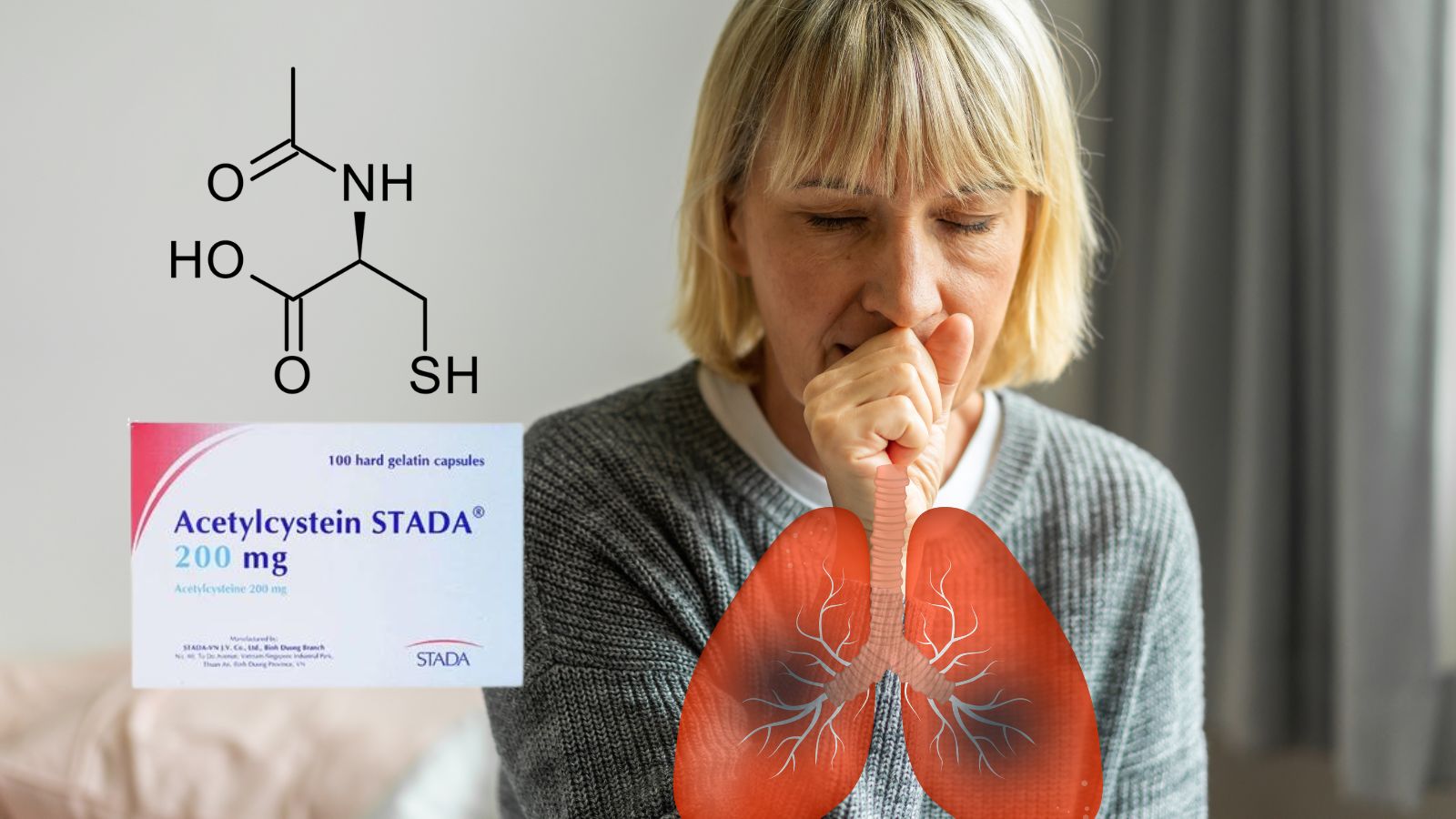 T&aacute;c Dụng Đ&aacute;ng Tin Cậy Của Acetylcysteine: L&agrave;m Sạch Đường H&ocirc; Hấp V&agrave; Giảm Triệu Chứng Đờm