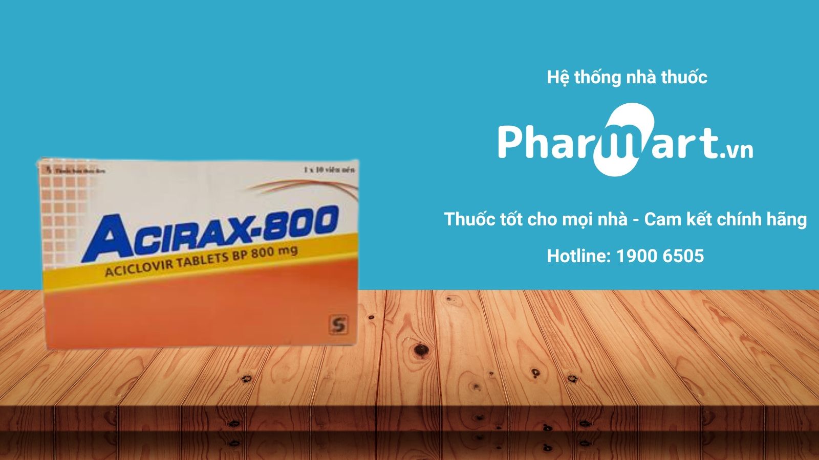 Mua ngay Thuốc Acirax-800 tại Hz888a.com