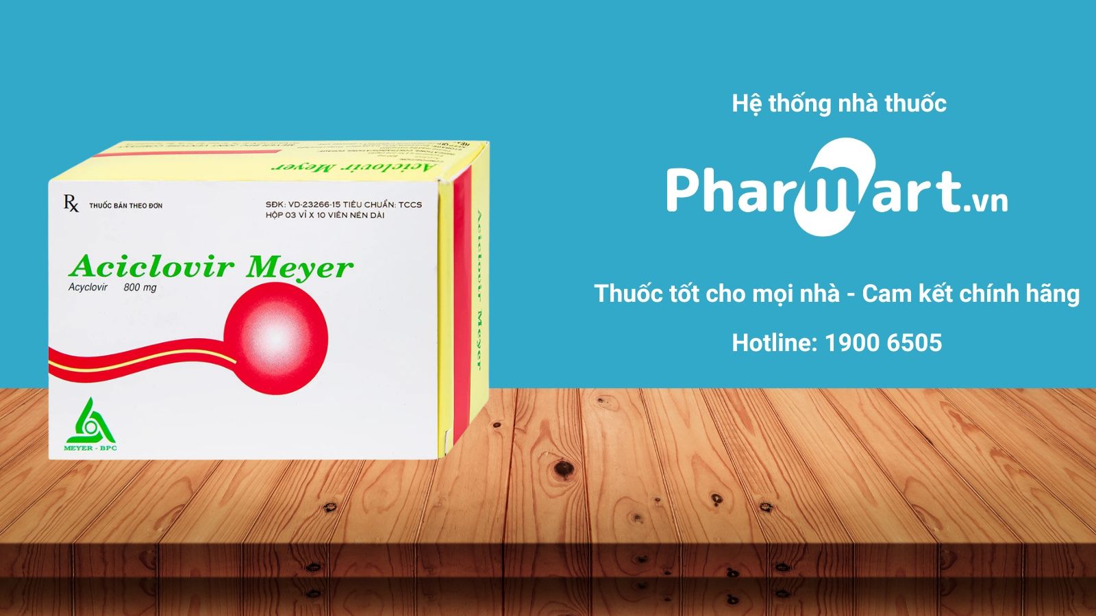 Mua ngay Acyclovir Meyer 800mg tại Hz888a.com