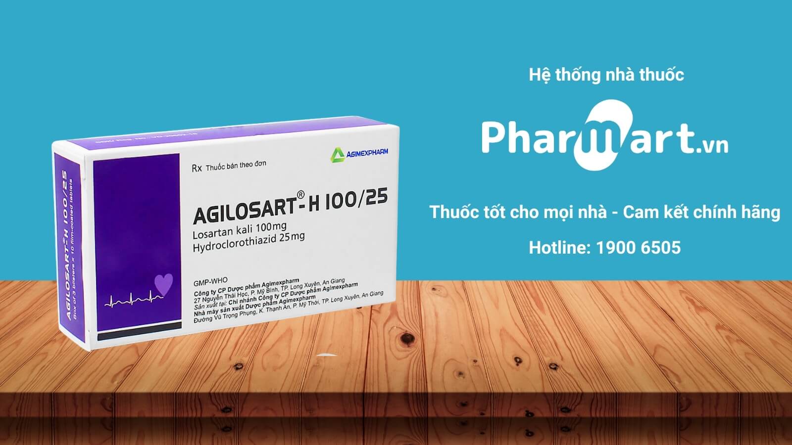 Mua ngay Agilosart-H 100/25 tại Hz888a.com