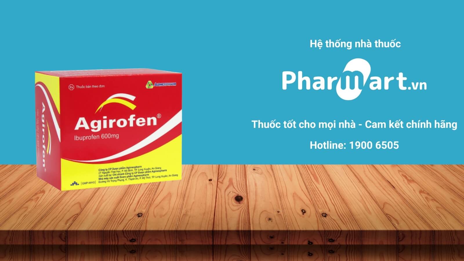 Mua ngay thuốc Agirofen 600mg tại Hz888a.com