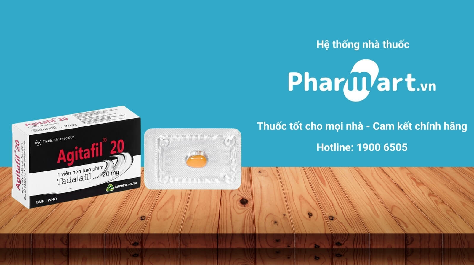 Mua ngay thuốc Agitafil 20 chính hãng tại Hz888a.com