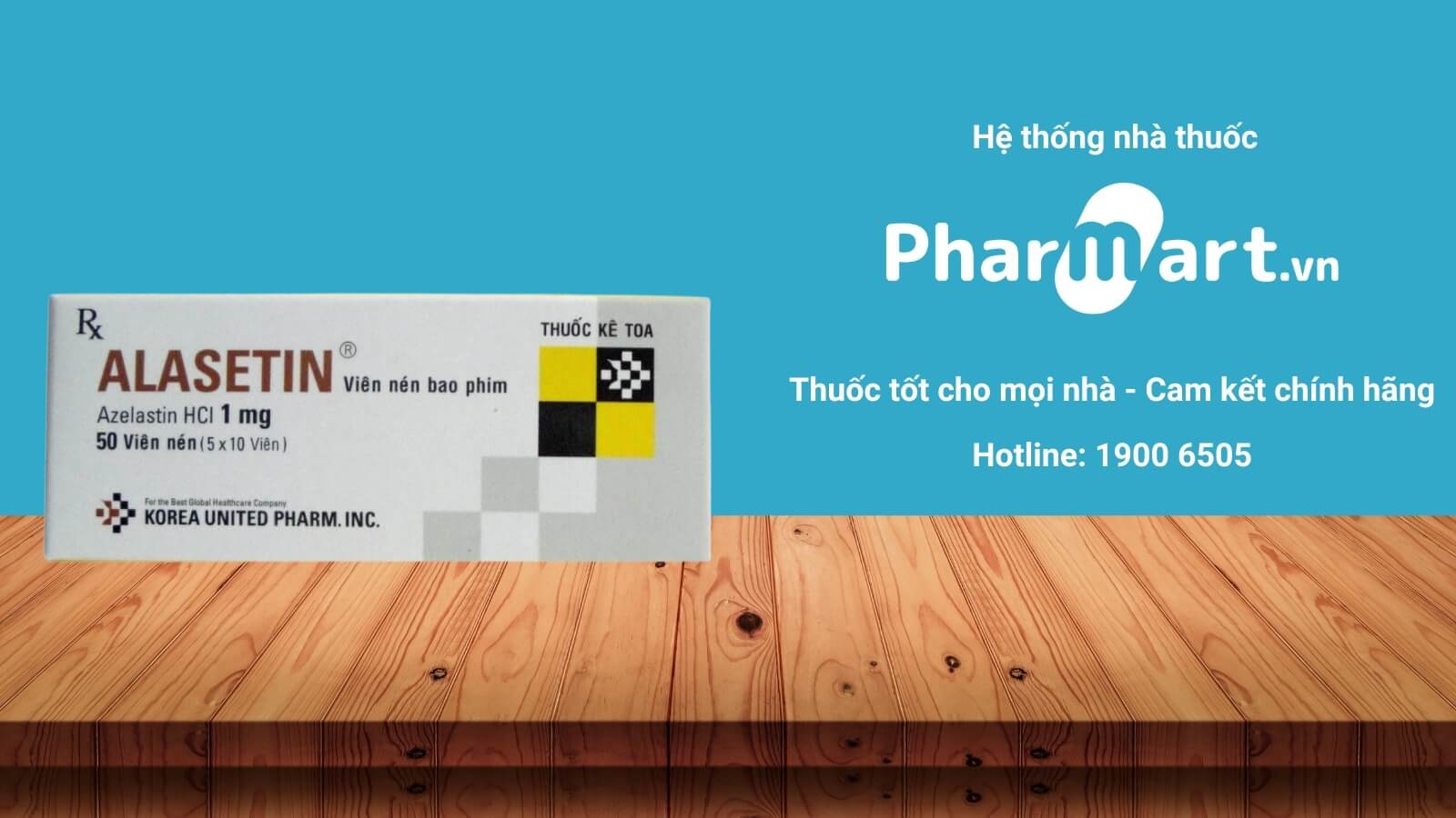Mua thuốc Alasetin 1mg ch&iacute;nh h&atilde;ng tại Hz888a.com