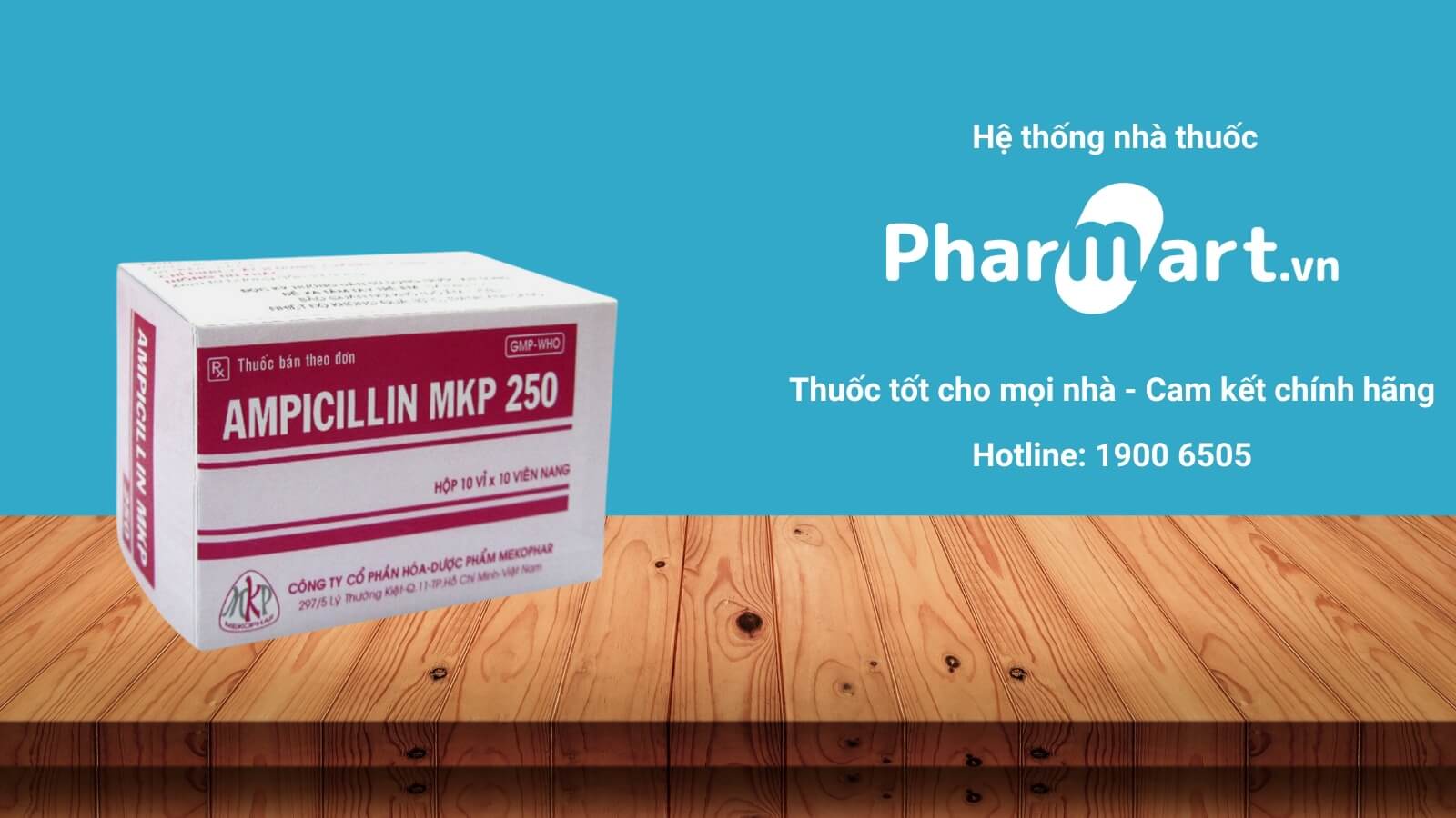 Mua ngay Thuốc Ampicillin MKP 250mg tại Hz888a.com