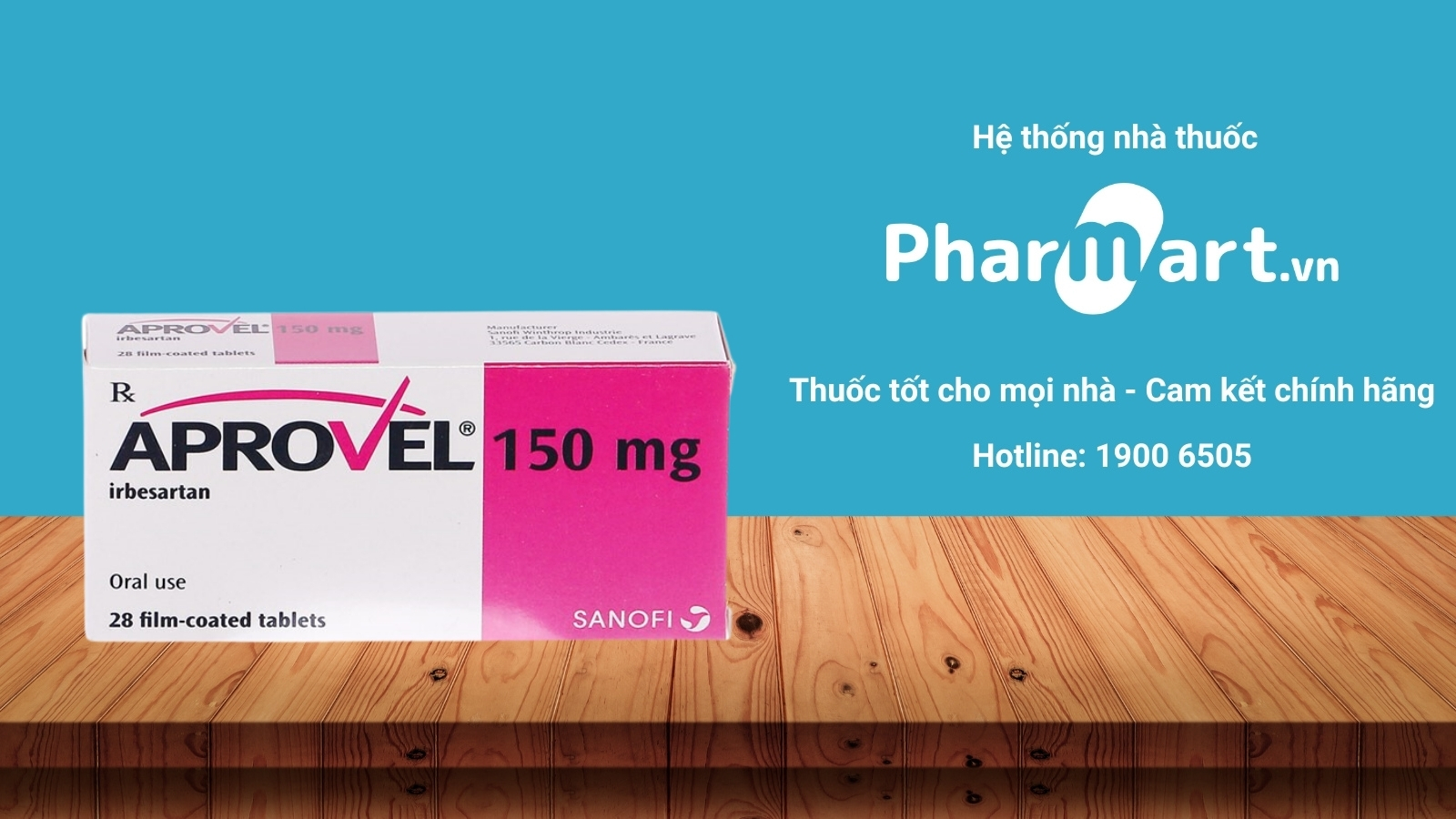 Mua ngay thuốc Aprovel 150mg ch&iacute;nh h&atilde;ng tại Hz888a.com