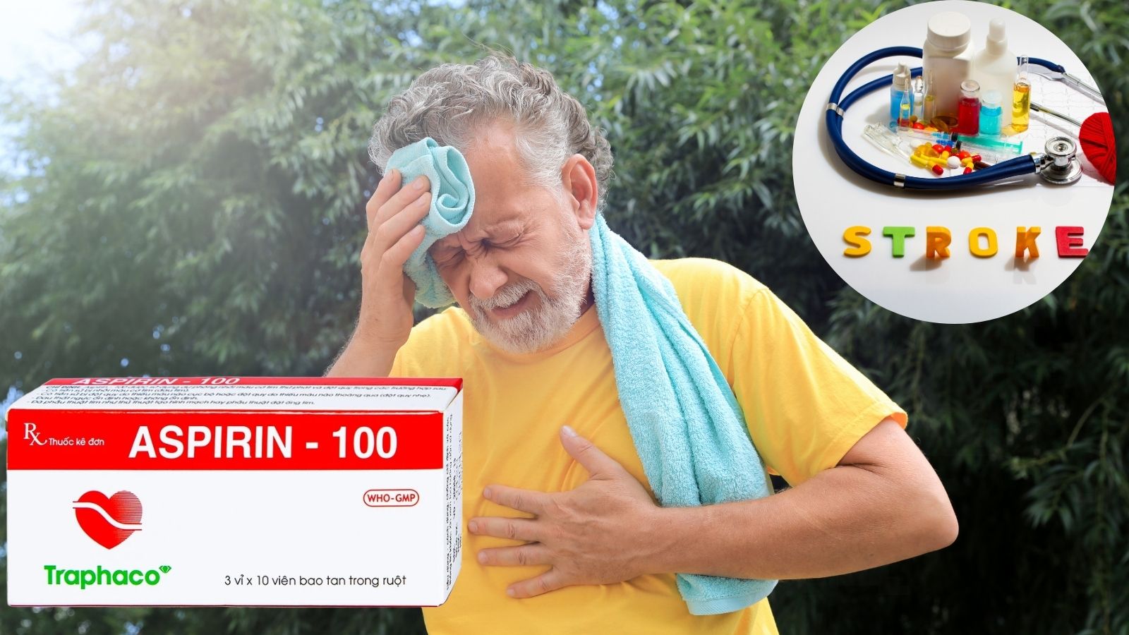 Aspirin Traphaco ph&ograve;ng ngừa nguy cơ h&igrave;nh th&agrave;nh cục m&aacute;u đ&ocirc;ng