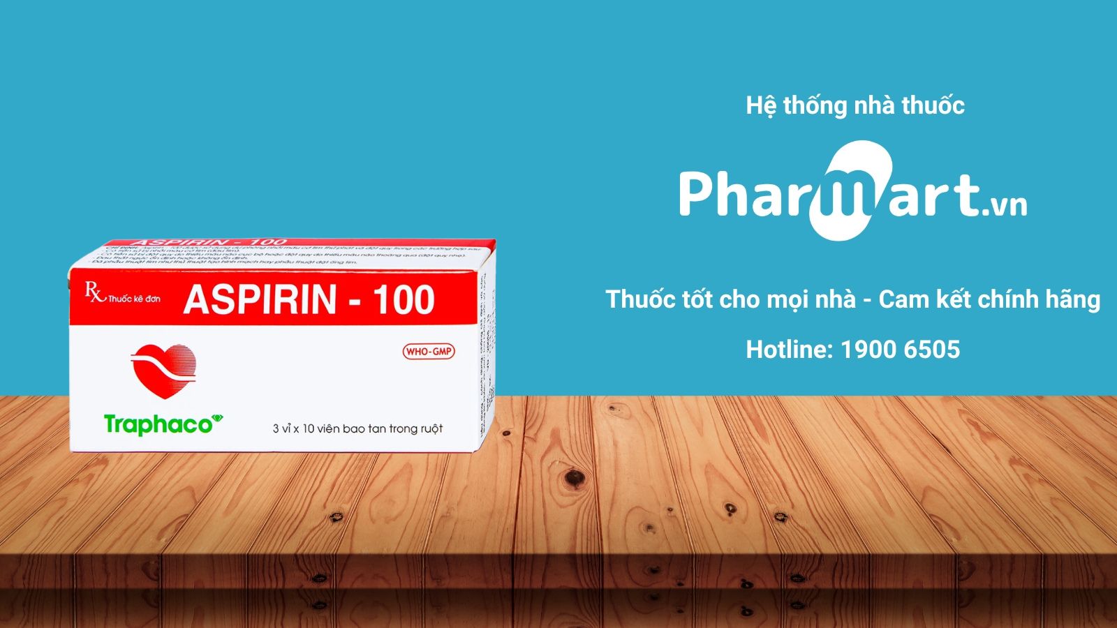 Mua ngay Aspirin Traphaco tại Hz888a.com