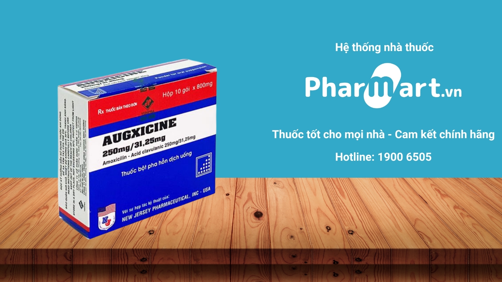 Mua ngay thuốc Augxicine (250mg/31,25mg) ch&iacute;nh h&atilde;ng tại Hz888a.com