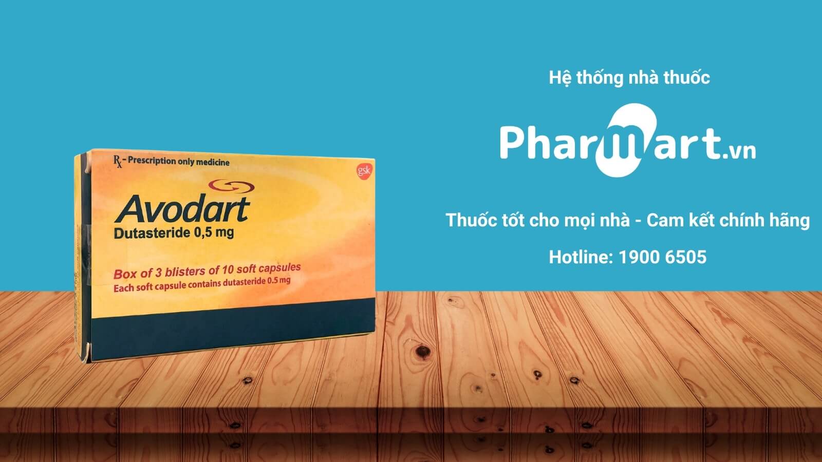 Mua Thuốc Avodart 0.5 mg chính hãng tại Hz888a.com