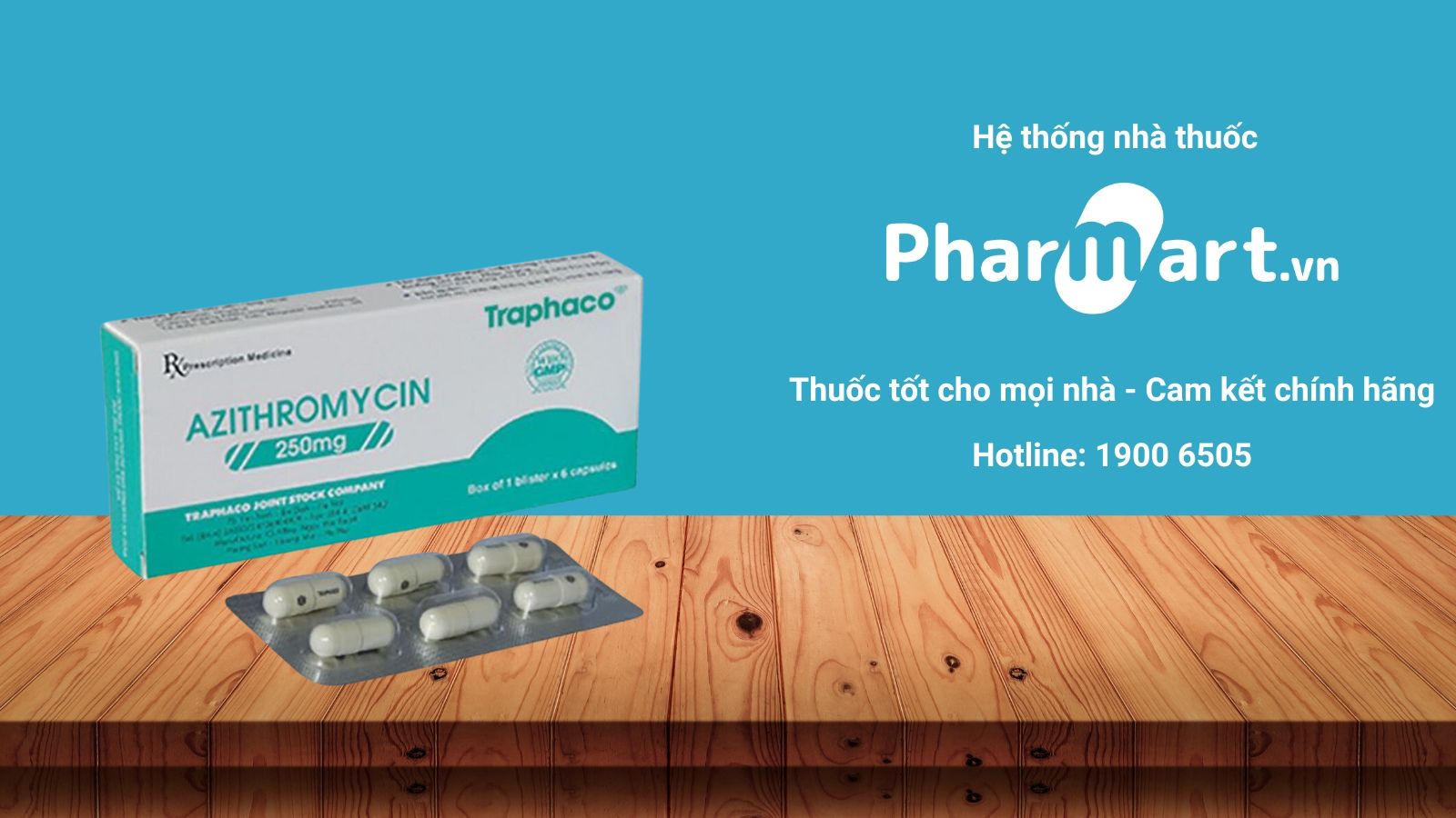 Mua ngay Azithromycin 250mg chính hãng tại Hz888a.com