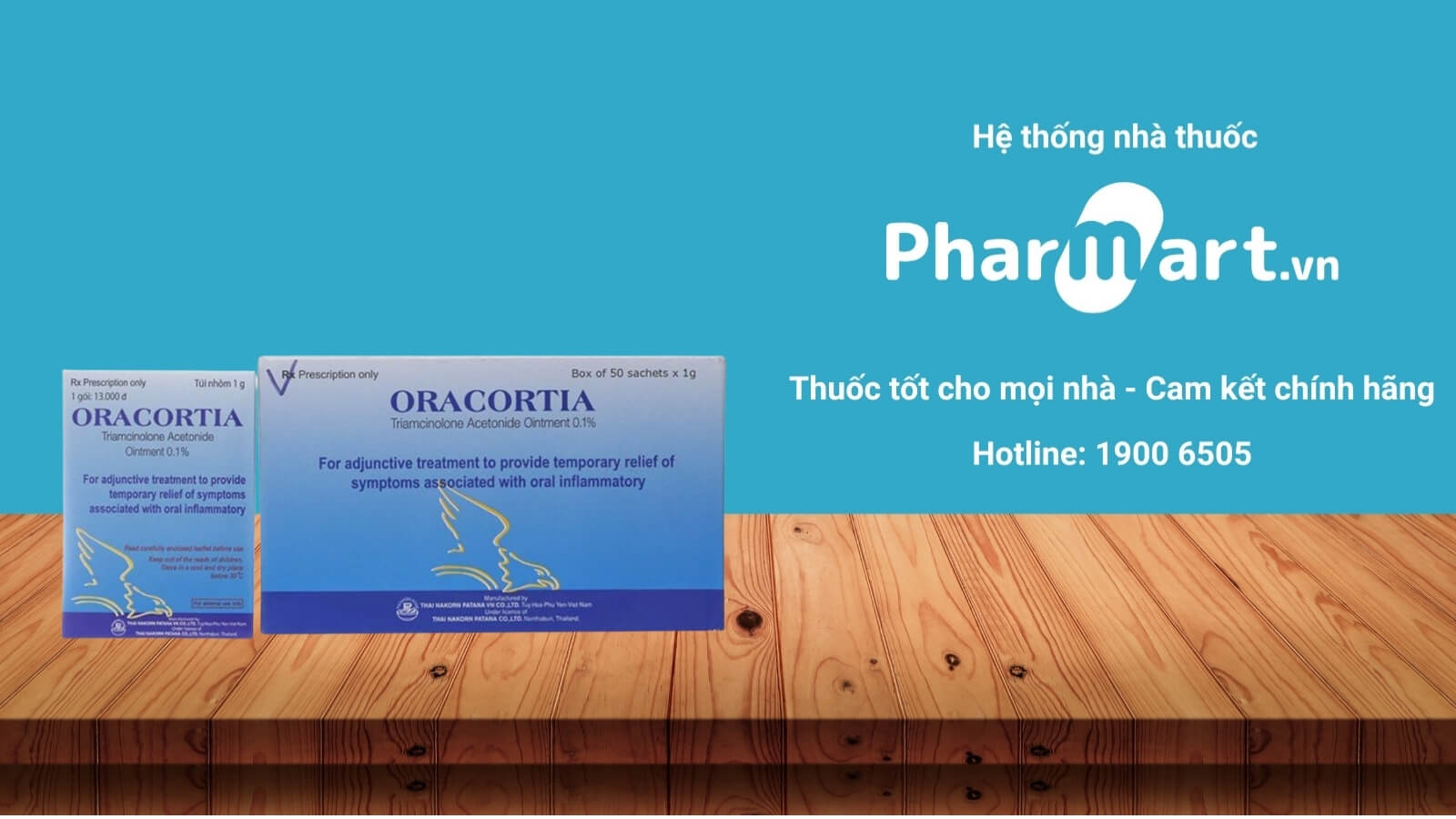 Mua ngay thuốc Oracortia ch&iacute;nh h&atilde;ng tại Pharamart.vn
