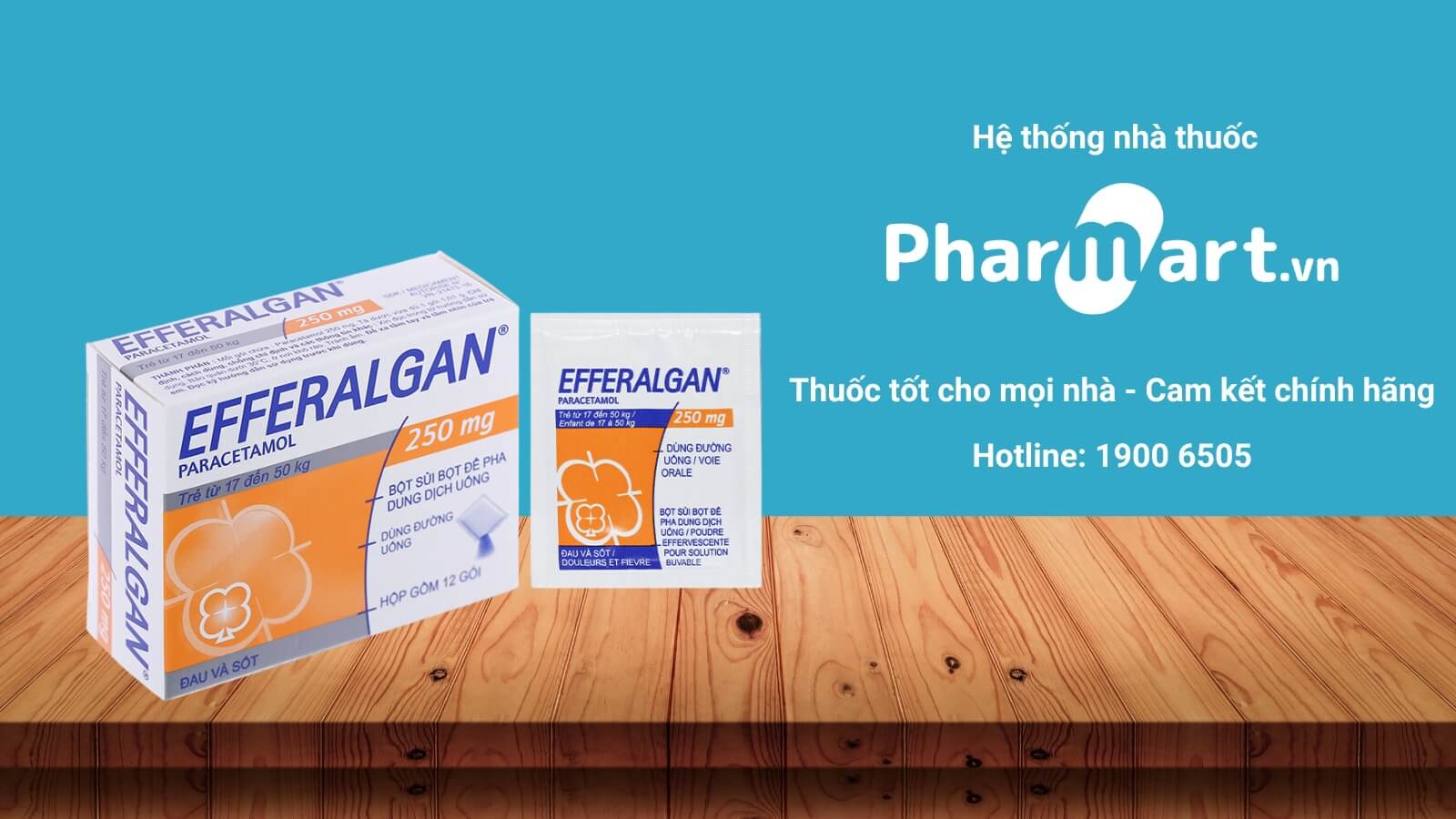 Mua Efferalgan 250mg g&oacute;i ch&iacute;nh h&atilde;ng tại Hz888a.com