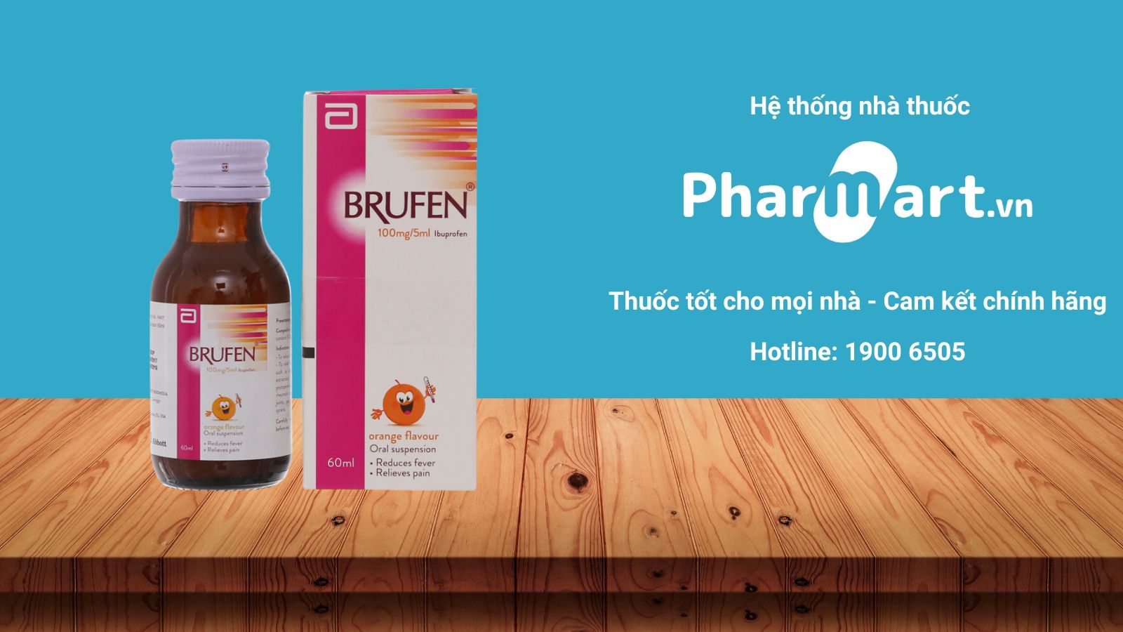Mua ngay Brufen 100mg/5ml tại Hz888a.com