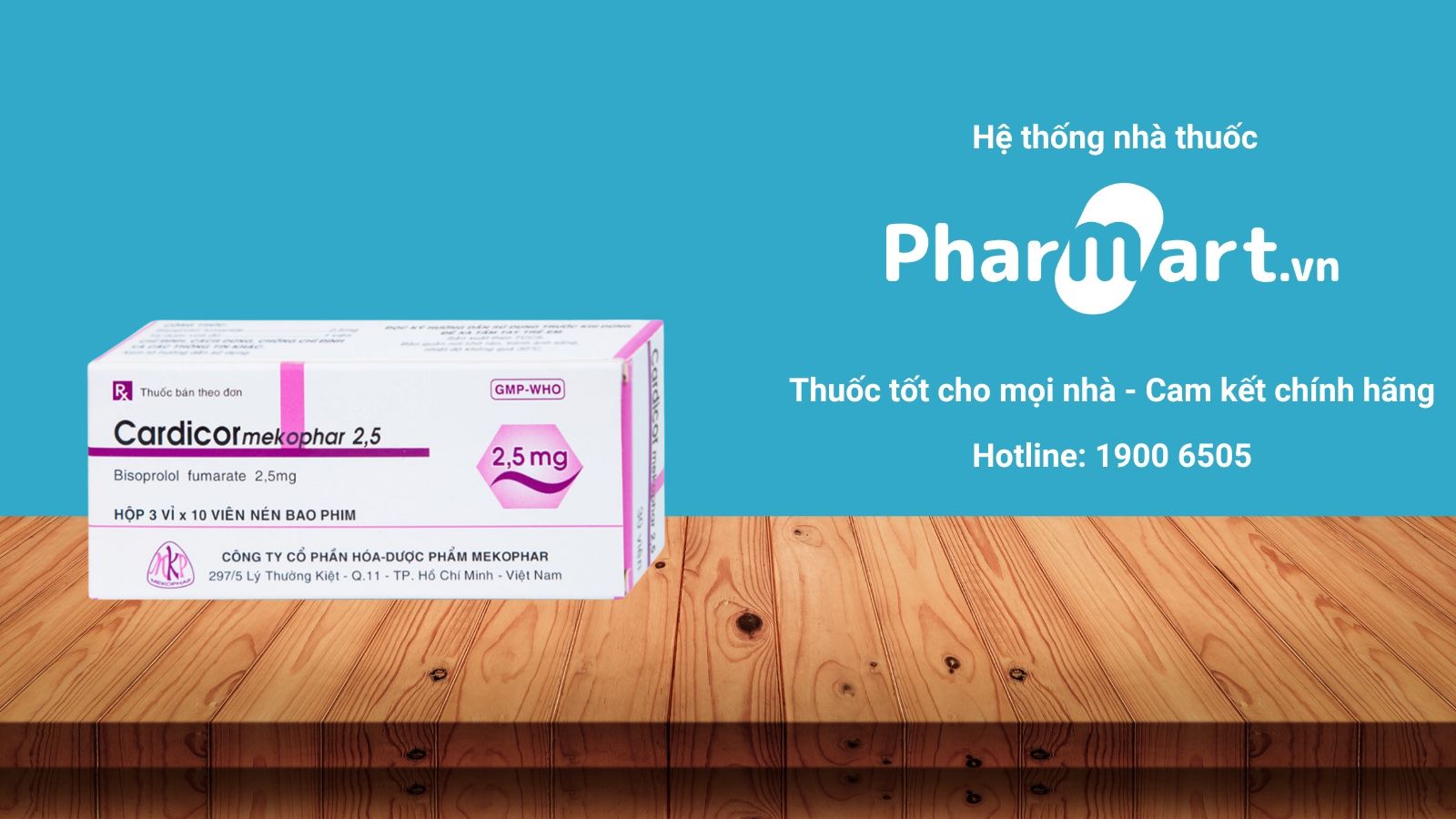 Mua ngay Cardicor 2,5mg chính hãng tại Hz888a.com