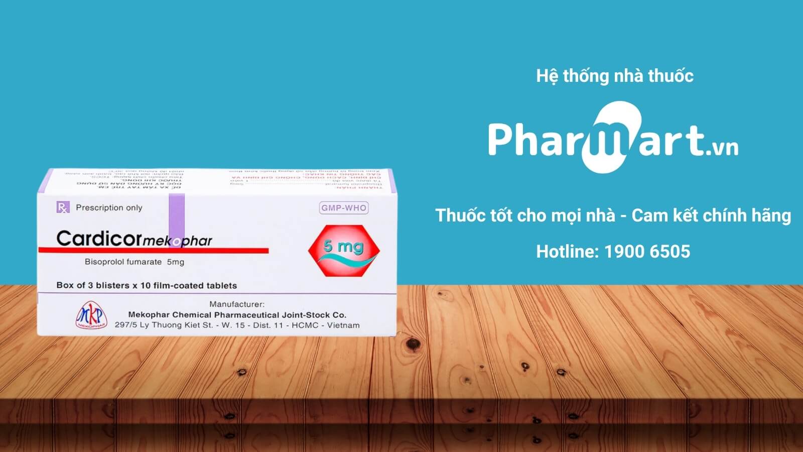 Mua Thuốc Cardicor 5mg ch&iacute;nh h&atilde;ng tại Hz888a.com