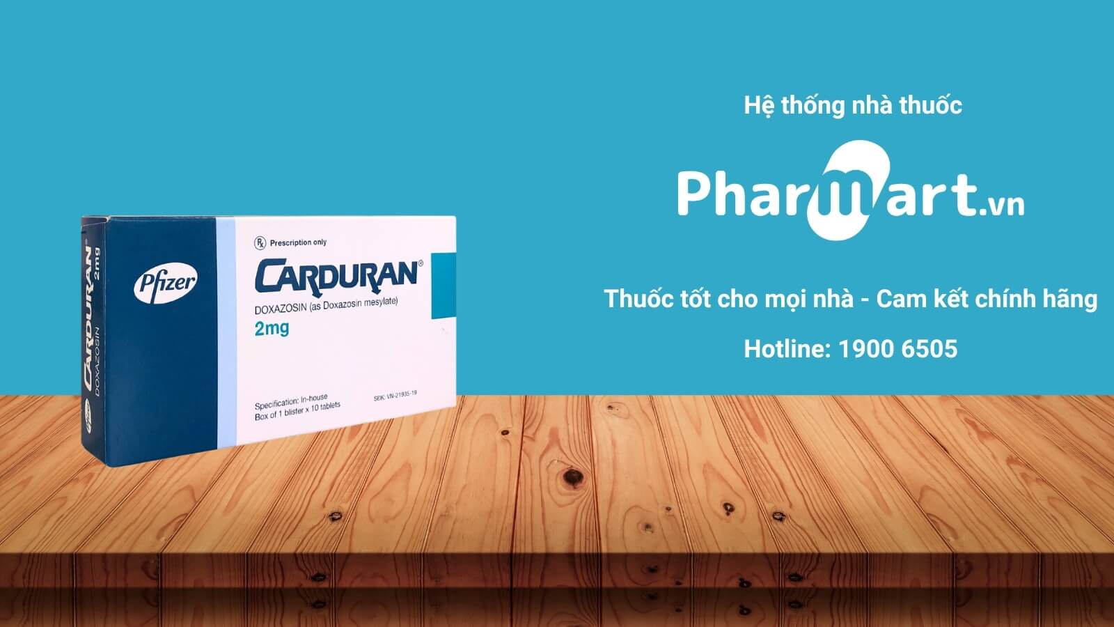 Mua ngay thuốc Carduran 2mg tại Hz888a.com