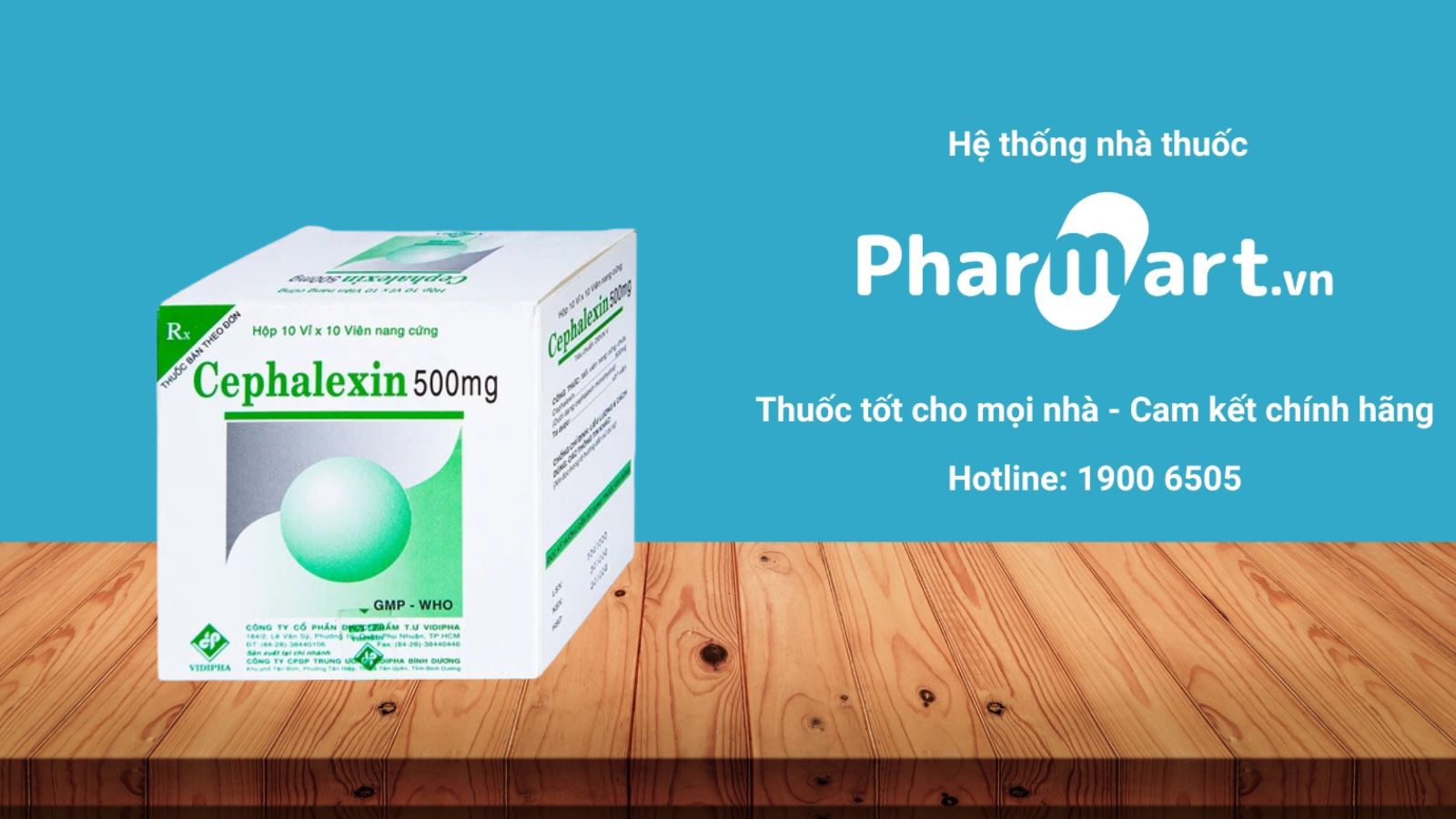 Mua ngay thuốc Cephalexin 500mg ch&iacute;nh h&atilde;ng tại Hz888a.com