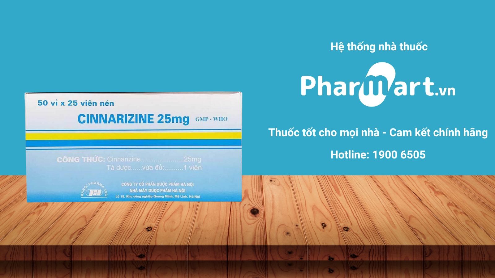 Mua ngay Cinnarizine 25mg tại Hz888a.com