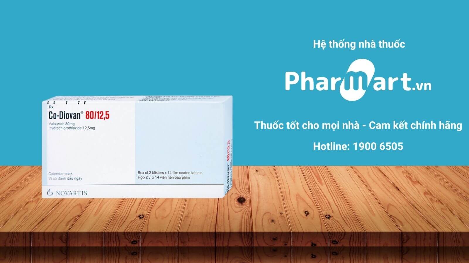 Mua ngay Co-Diovan 80/12.5 ch&iacute;nh h&atilde;ng tại Hz888a.com