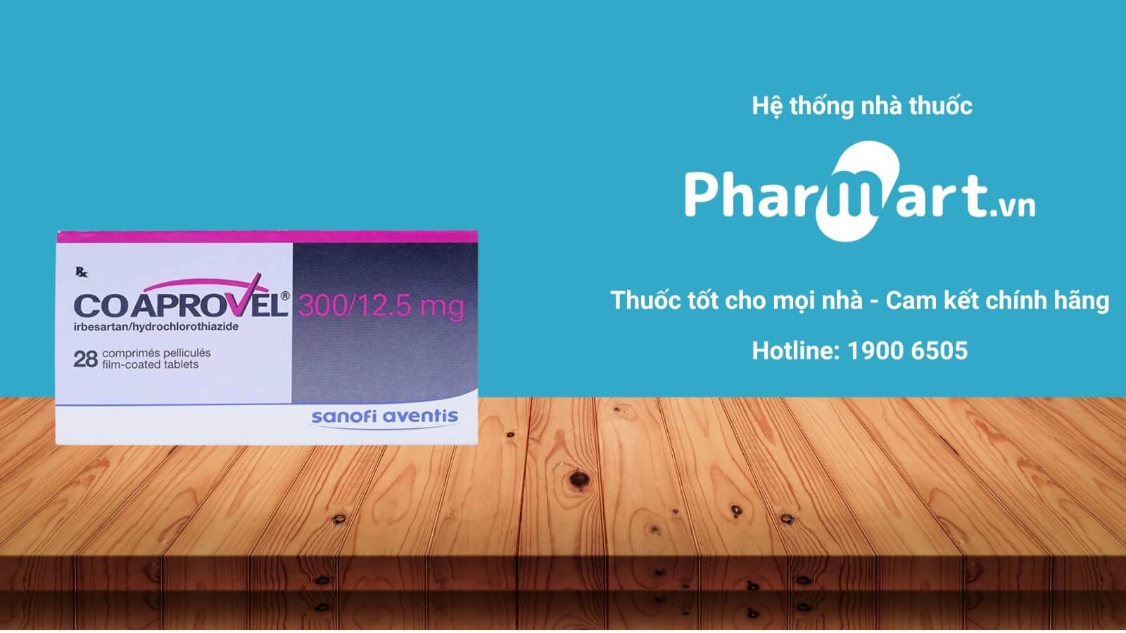 Mua ngay thuốc Coaprovel 300 12.5 chính hãng tại Hz888a.com