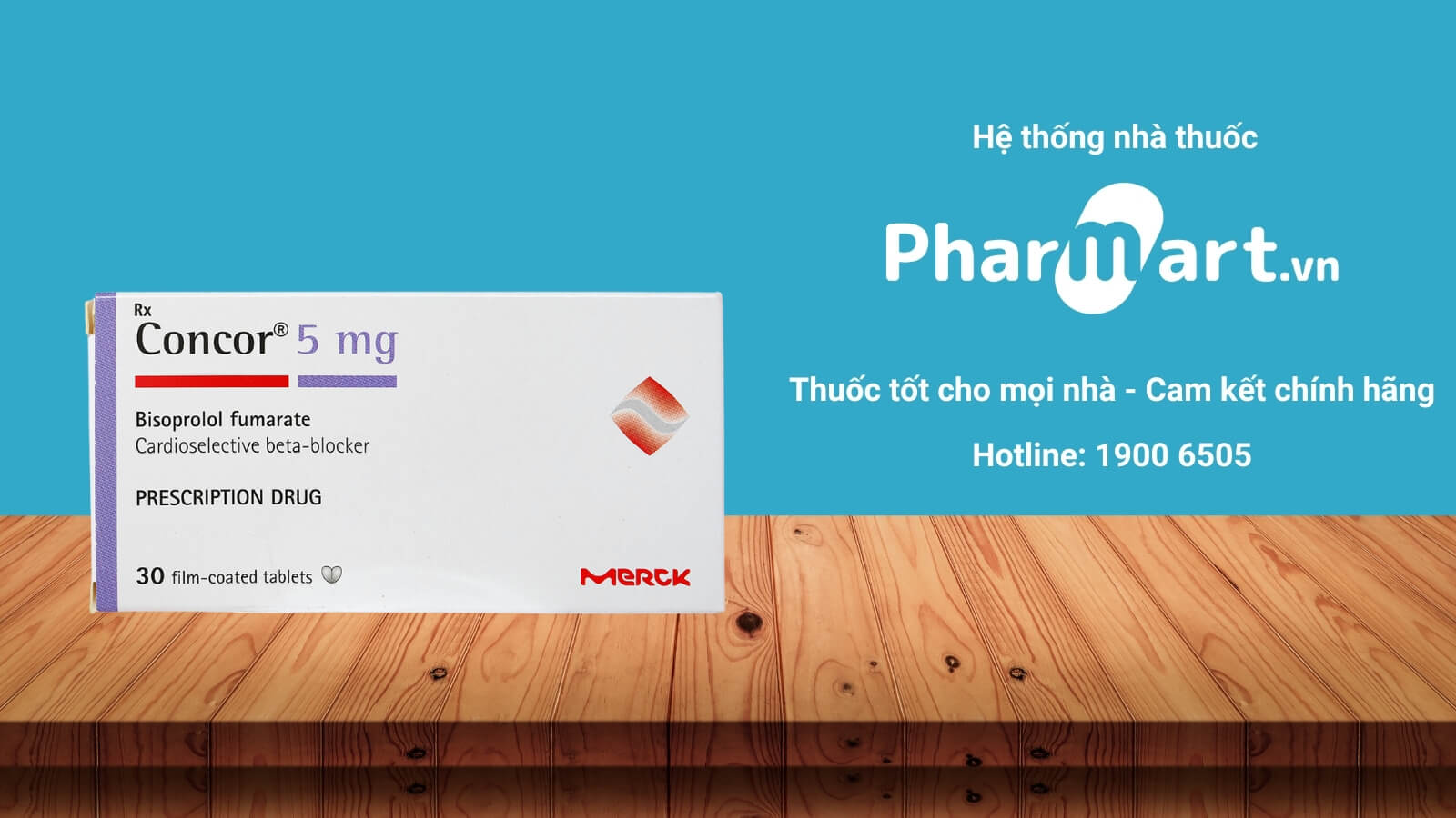 Mua ngay Concor 5mg tại Hz888a.com