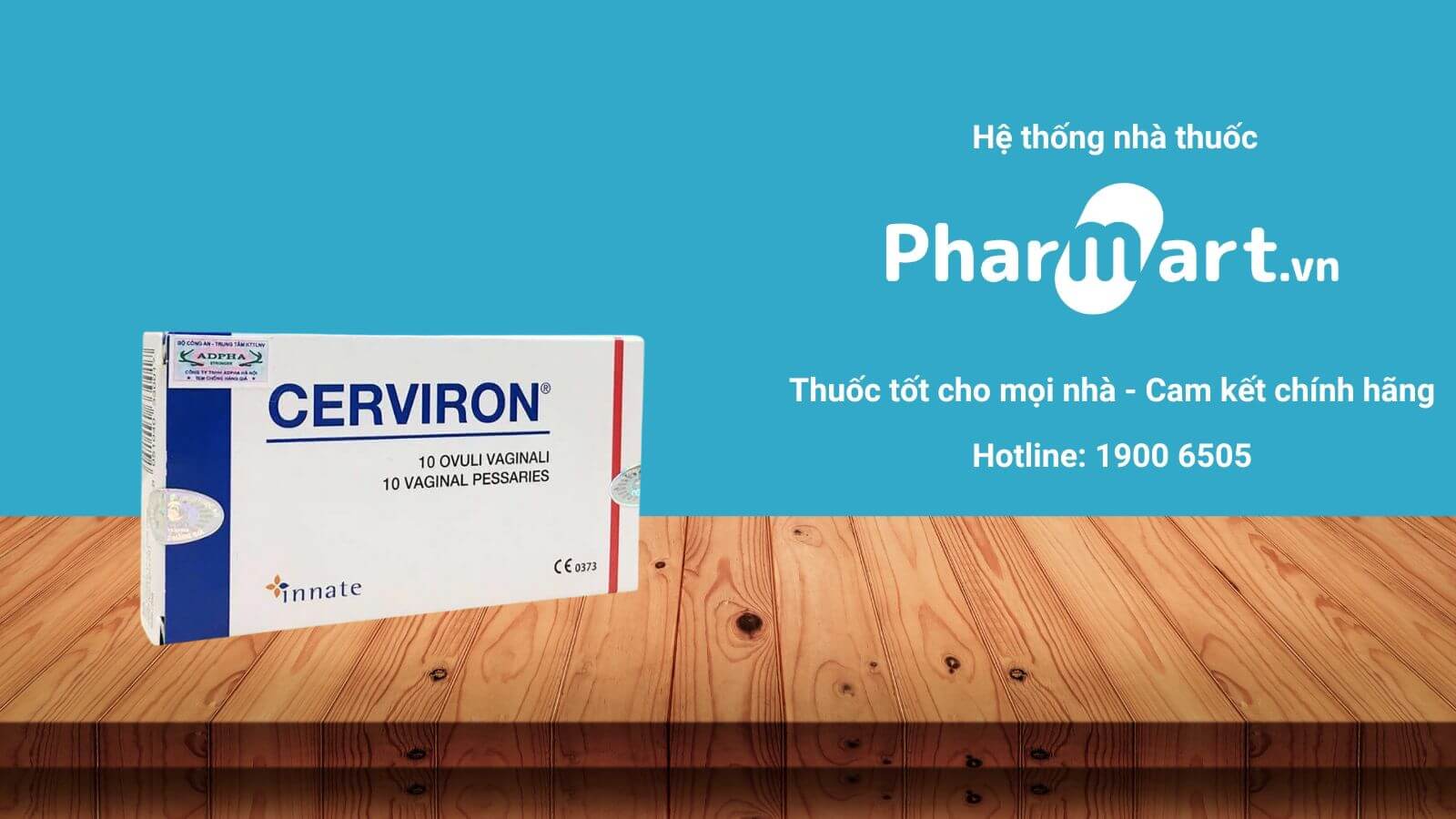 Mua thuốc đặt Cerviron ch&iacute;nh h&atilde;ng tại Hz888a.com