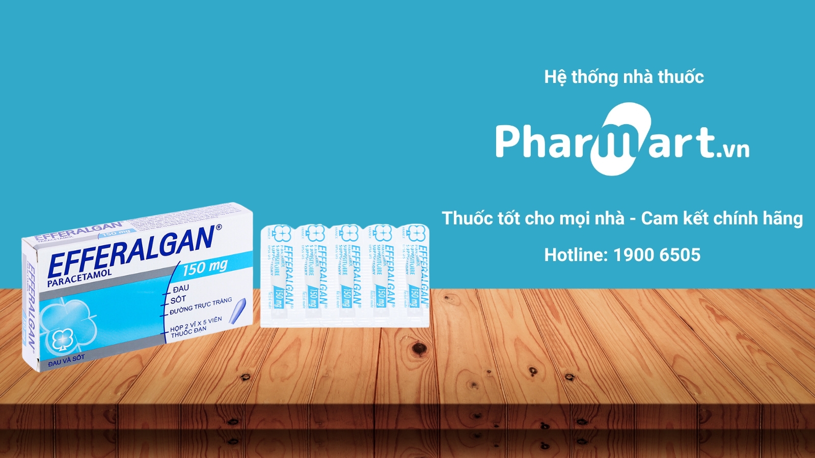 Mua ngay thuốc đạn Efferalgan 150mg ch&iacute;nh h&atilde;ng tại Hz888a.com