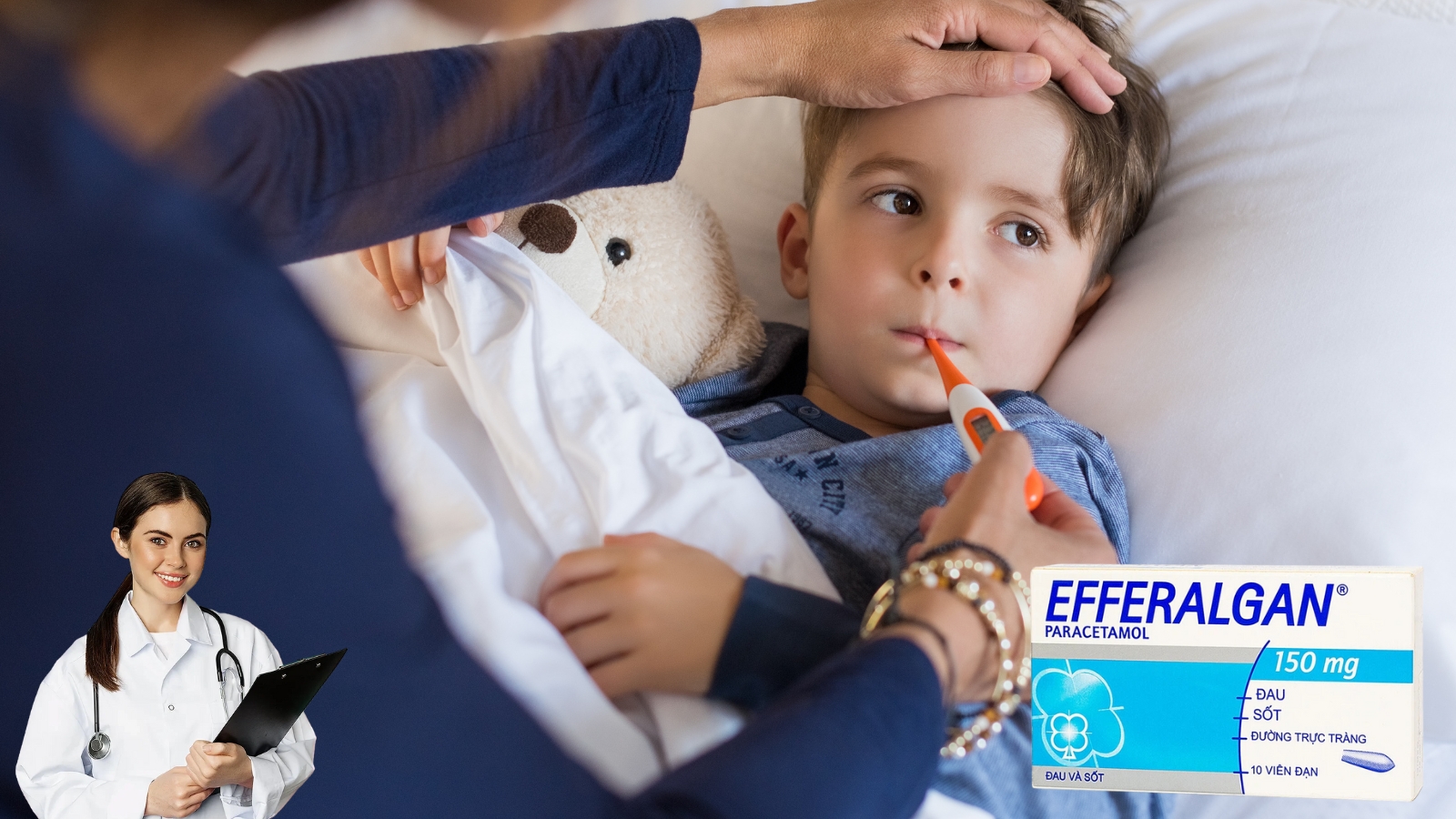 Paracetamol l&agrave; một loại thuốc giảm đau, hạ sốt phổ biến v&agrave; thường được sử dụng