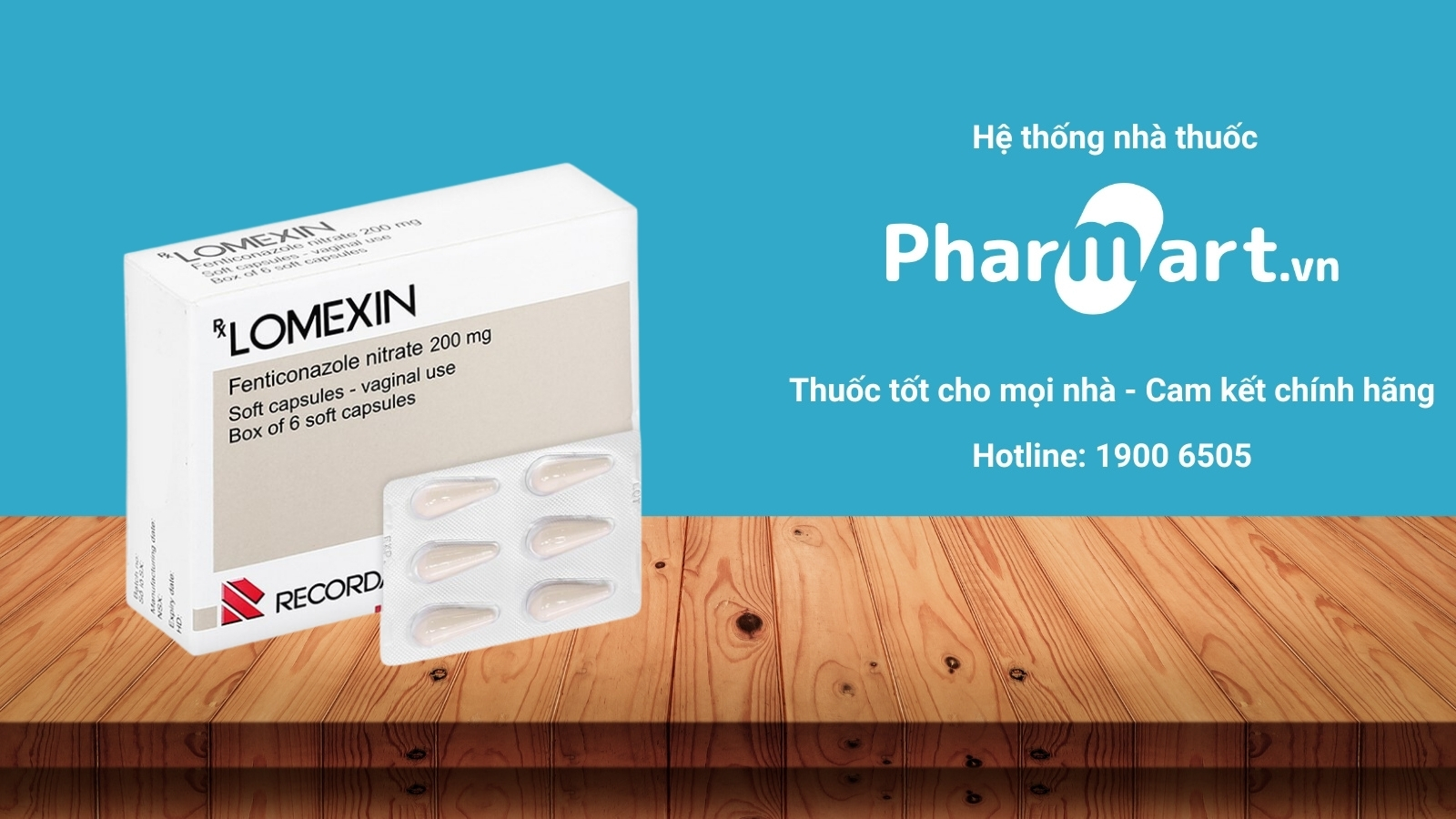Mua ngay thuốc đặt Lomexin 200mg ch&iacute;nh h&atilde;ng tại Hz888a.com