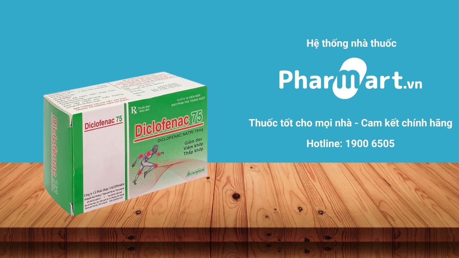 Mua Thuốc Diclofenac 75 vacopharm tại Hz888a.com