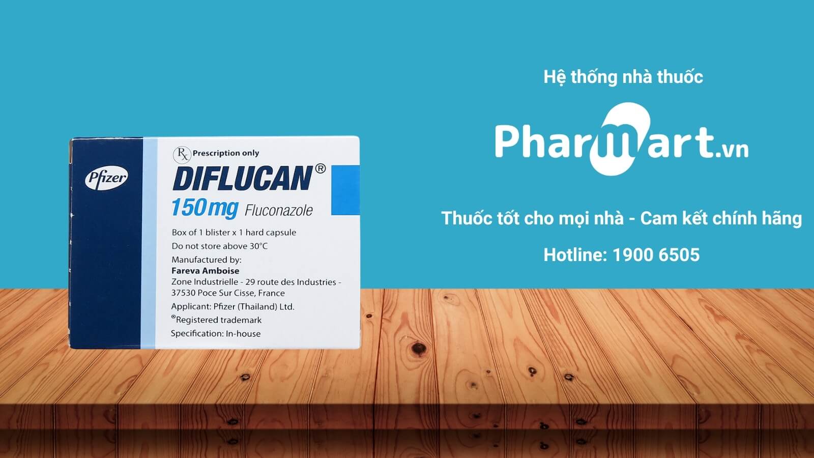 Mua ngay Diflucan 150mg tại Hz888a.com