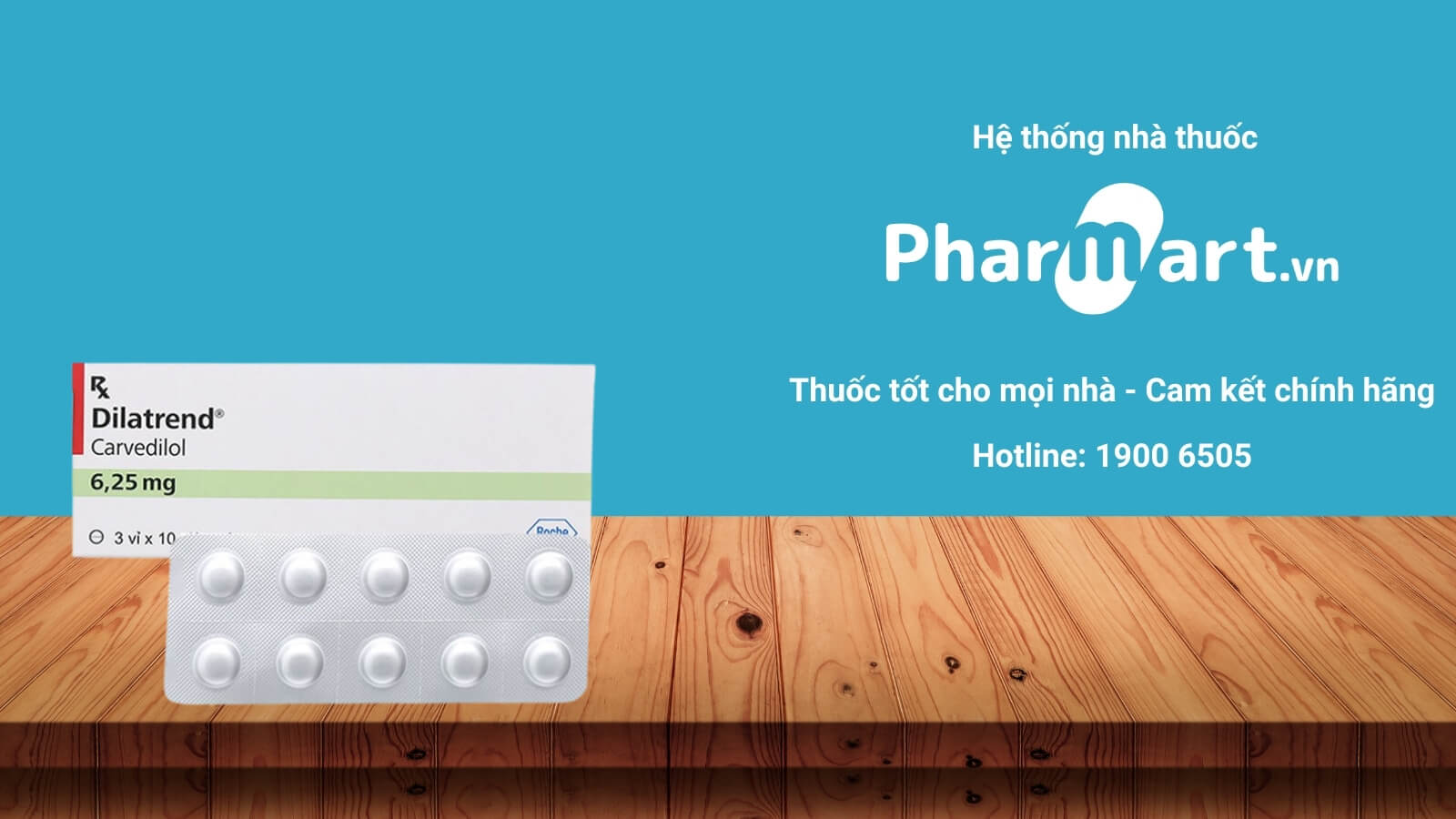 Mua Thuốc Dilatrend 6,25mg chính hãng tại Hz888a.com