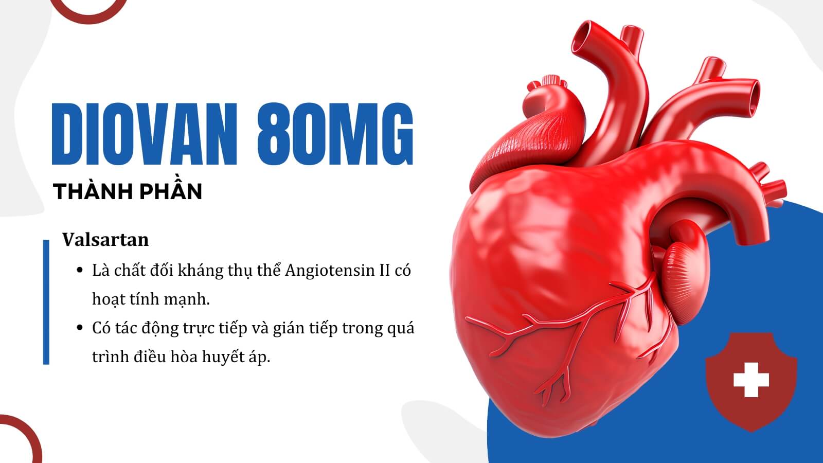Valsartan - th&agrave;nh phần cấu tạo của Diovan 80mg 