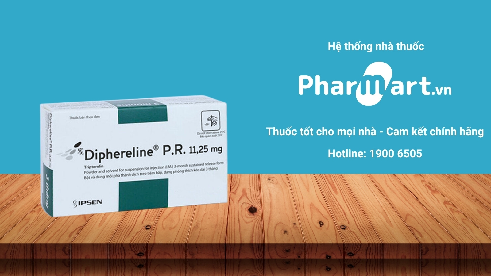 Mua ngay thuốc Diphereline P.R. 11.25mg ch&iacute;nh h&atilde;ng tại Hz888a.com