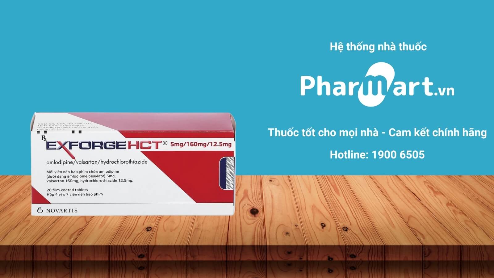 Mua Thuốc Exforge HCT 5mg/160mg/12.5mg chính hãng tại Hz888a.com