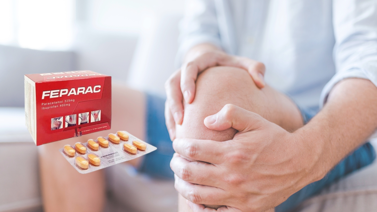 Thuốc Feparac gi&uacute;p tăng cường hiệu quả giảm đau, giảm vi&ecirc;m trong c&aacute;c trường hợp vi&ecirc;m khớp