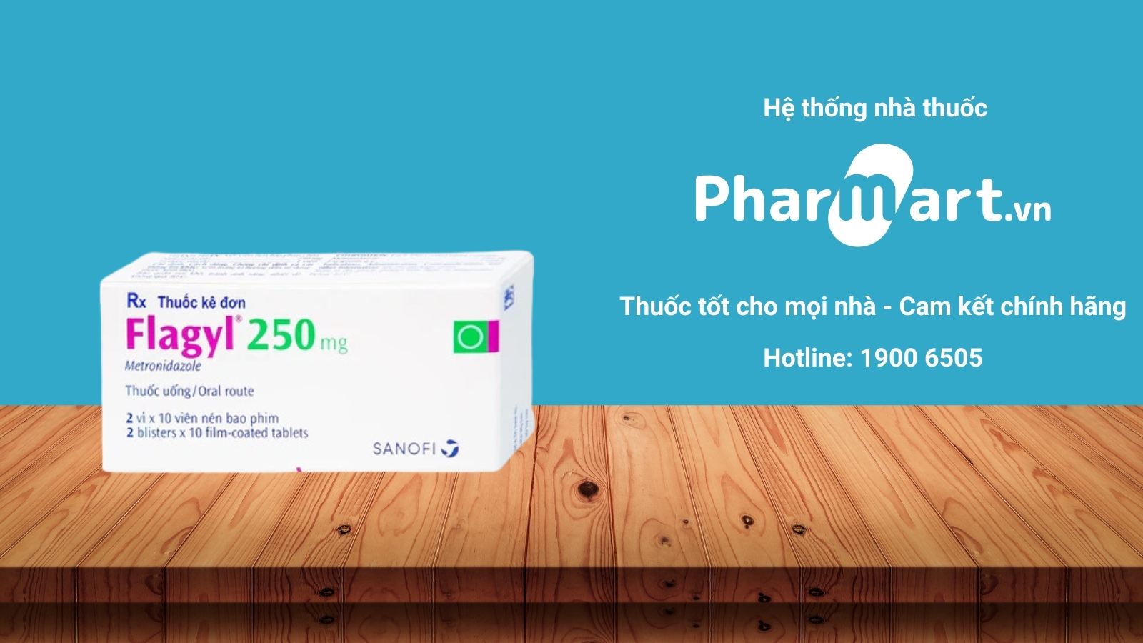 Mua ngay thuốc Flagyl 250mg ch&iacute;nh h&atilde;ng tại Hz888a.com