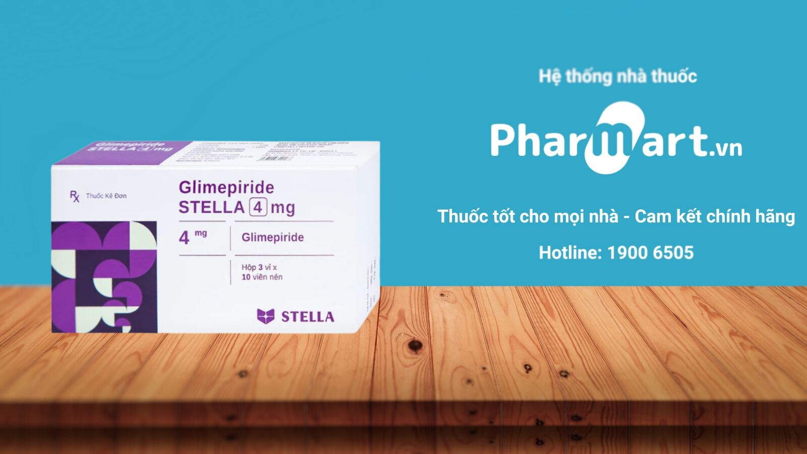 Mua ngay Glimepiride Stella 4mg tại Hz888a.com