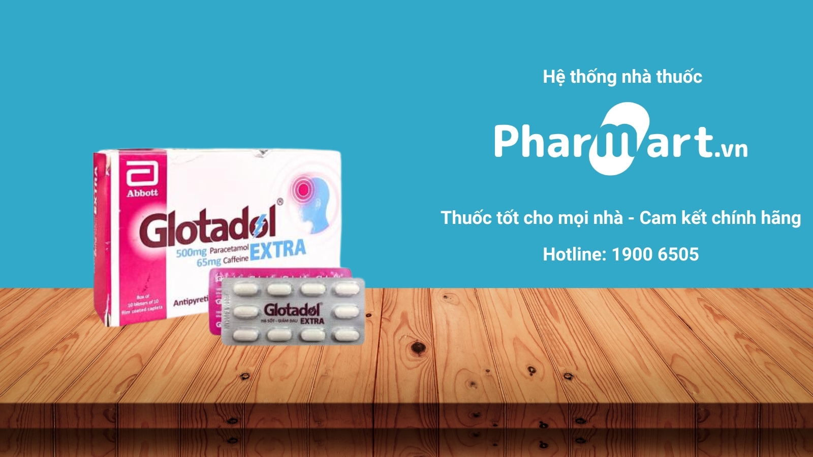 Mua ngay thuốc Glotadol Extra ch&iacute;nh h&atilde;ng tại Hz888a.com