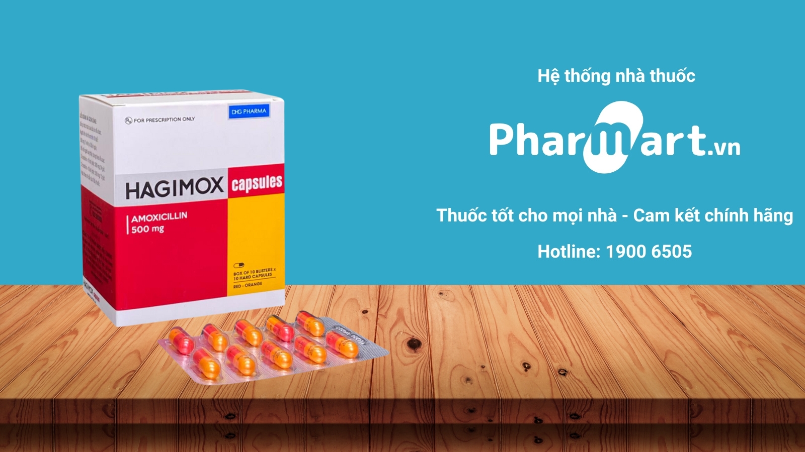 Mua ngay thuốc Hagimox 500mg ch&iacute;nh h&atilde;ng tại Hz888a.com
